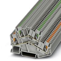 Двухъярусные клеммы PTTBS 2,5/U-OG/O-GN | код 3209609 | PHOENIX CONTACT