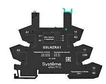Розетка 24В AC/DC для реле интерфейсного 24В DC, push-in зажим | код SSLNZRA1 | Systeme Electric