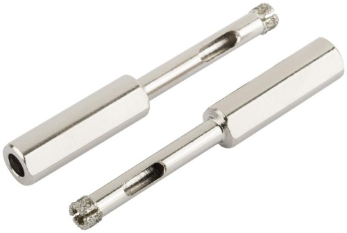 Коронки кольцевые по керамограниту, камню и кафелю алмазные, набор 2 шт, 6х67 мм | код 16201 | FIT фото 6