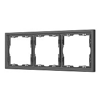 Рамка пластиковая FRM-NOBE-SFPL-3-GR Arlight 054222