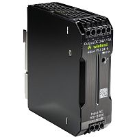 Источник питания, однофазный, 24 V / 5 A, 120 W диапазон входных напряжений: 85 – 264 V AC, 90 – 350 V DC габариты (мм): ширина x высота x глубина: 40 x 125 x 122.2 вес 0,62 кг монтаж: на DIN рейку, температура окружающей среды –40°C…+70°C | код 81.