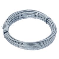 Трос стальной в оплетке ПВХ М2/3мм (уп.5м) подвес СТРОЙМЕТИЗ 4152042