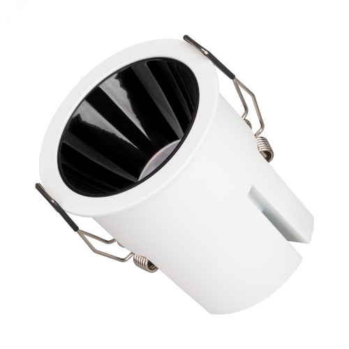 Светильник MS-ATLAS-BUILT-R72-20W Warm3000 (WH-BK, 30 deg, 230V) (, IP20 Металл, 5 лет) | код 35456 | Arlight