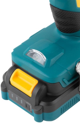 Дрель-шуруповерт аккумуляторная бесщеточная 20В 1400об/мин 50Нм 2 (Li-Ion) 2.0А.ч FIT 80130 фото 4