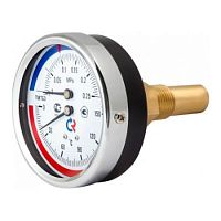Термоманометр ТМТБ-31T Dy 80 с задн. подкл., 1/2", 6 бар 0-150* (L=46мм, кл. точн. 2,5) | код. ТМТБ-31T.0406150 | VALTEC