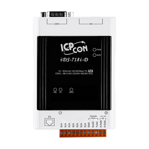 iDS-718i-D CR Intelligent Device Server with 1 RS-232/422/485 (Isolated, RoHS, DB9) | код 00-06101745 | ICP DAS