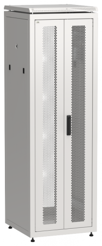 ITK LINEA N 38U 600х600мм распаш. перф. дв. задн. перф. сер. | код LN35-38U66-2PP | ITK by IEK