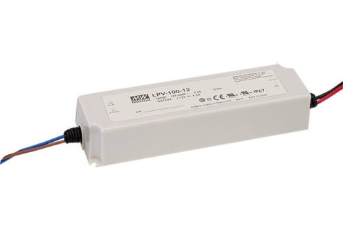 Источник питания AC-DC, 50,4Вт, стабилизатор тока, IP67, вход 90…264В AC, выход 1050мА/9-48В, изоляция 3000В AC, в кожухе 162х42х30мм, -30…+70С | код LPC-60-1050 | MeanWell