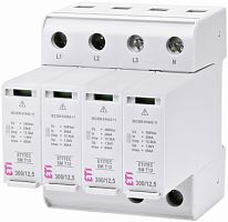 Ограничитель перенапряжения ETITEC SM T12 300/12,5 (4+0, 4p, TNC-S) | код 002440546 | ETI