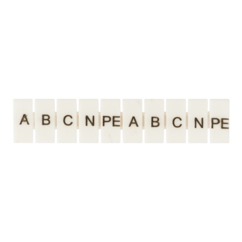 Маркеры для JXB-ST 4 с символами "A, B, C, N, PE" (100 шт,) PROxima | код zb-st-4-A-PE | EKF