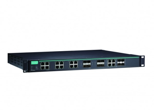Коммутатор IKS-G6524A-8GSFP-4GTXSFP-HV-HV Layer 2 Full Gigabit managed Ethernet switch with 12 10/100/1000BaseT(X) ports, 8 100/1000BaseSFP slots and | код 00-06100585 | MOXA