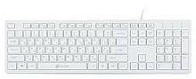 Клавиатура Оклик 500M белый USB slim Multimedia | код 1061586 | Oklick