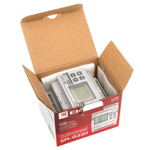 Многофункциональный измерительный прибор SM-G33H с жидкокристалическим дисплеем на DIN-рейку | код sm-g33h | EKF фото 4