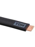Шина медная гибкая изолированная ШМГ 2х(20х1), 2м, TDM | код SQ0841-0002 | TDM