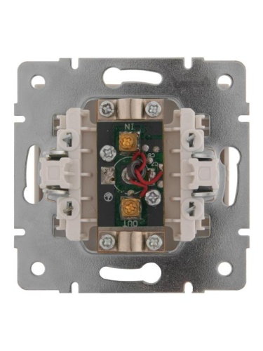 Розетка телевизионная проходная TV СП Rain 16А IP20 механизм жемчуж./бел. перламутр. LEZARD 703-3088-129 фото 2