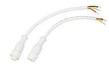 Соединительный кабель (3pin) герметичный (IP67) 3х0.5мм кв белый REXANT | код 11-9530 | REXANT