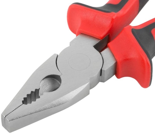 Плоскогубцы комбинированные ''Тренд'' двухцветные прорезиненные ручки хром-никелевое покрытие 180 мм | код 47565 | FIT фото 5 Плоскогубцы комбинированные ''Тренд'' двухцветные прорезиненные ручки хром-никелевое покрытие 180 мм | код 47565 | FIT фото 5