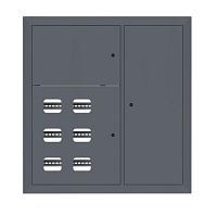 Щит этажный 6 кв. RAL7024 (1000х950х150) EKF PROxima | код mb29-v-6-ral7024 | EKF