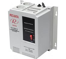 Стабилизатор напряжения АСН-1000 Н/1-Ц 1ф 1кВт настен. с одной розеткой IP20 релейный Lux Ресанта 63/6/14