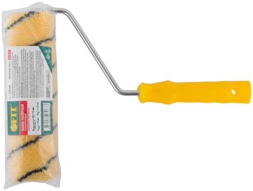 Валик полиакриловый бежевый с черной полоской | код 1847 | FIT фото 3