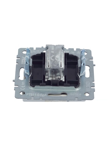 BRITE Розетка TV оконечная РТВ11-0-БрА алюминий | код BR-A10-O-K47 | IEK фото 8