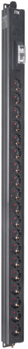 ITK BASE PDU PV0111 25U 1ф 16А 19SCHUKO 2,6м SCHUKO | код BS-PV12-19D-11 | ITK by IEK