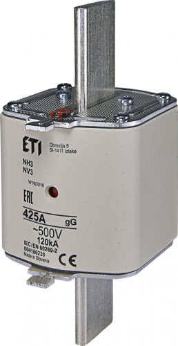 Предохранитель NH-3/gG 425A 690V KOMBI | код 004186330 | ETI