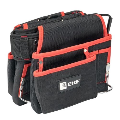 Сумка-пояс двухсекционная усиленная с двухшпеньковым ремнем С-12 Professional | код c-12 | EKF фото 3 Сумка-пояс двухсекционная усиленная с двухшпеньковым ремнем С-12 Professional | код c-12 | EKF фото 3