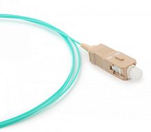 Пигтейл волоконно-оптический MM 50/125(OM3) SC 1 м LSZH, Hyperline FPT-B9-503-SC/PR-1M-LSZH-AQ | код 34486 | Hyperline