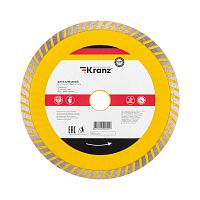 Диск алмазный отрезной Turbo волна 180x22.2x2.2x10 мм KRANZ | код KR-90-0133 | KRANZ