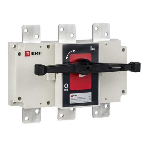 Рубильник-выключатель 1000A 3P c рукояткой управления для прямой установки PowerSwitch PROxima | код psds-1000-3 | EKF