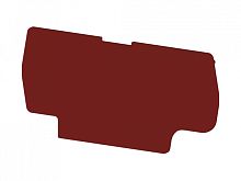 446 554, Концевой сегмент на клеммники PYK 4E (красный), NPP/PYK 4E | код 0.0.0.4.46554 | KLEMSAN
