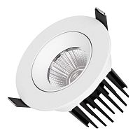 Светильник светодиодный MS-ATOLL-BUILT-TURN-R94-10W Warm3000 (WH 36 deg 230В) IP54 металл Arlight 044598