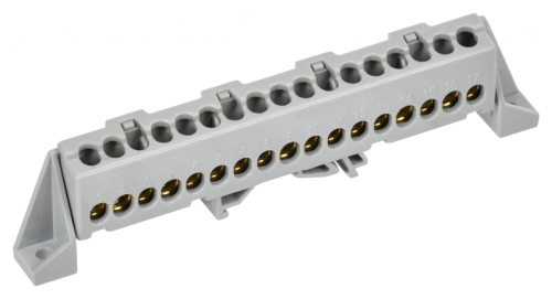 TEKFOR Шина L фаза в комб. изол. Стойка 6х9-15-Ср IEK | код TF-NN10-15-DP-K03 | IEK