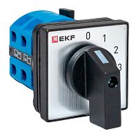 Переключатель кулачковый ПК-1-101 25А 1P «0-1-2-3» IP65 EKF | код pk-1-101-25-65 | EKF