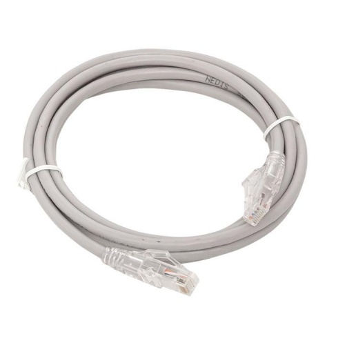 Патч-корд кат.5E UTP неэкранир. LSZH сер. 3.0м TERACOM PRO | код TRP-5EUTP-LSH-3M-GY | EKF