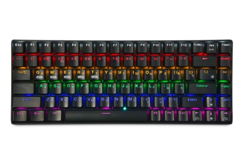 Клавиатура беспр. механ. Gembird KBW-G510L (чёрн), BT 5.0/2,4 ГГц/USB, мех, переключатели Outemu Blue, | код KBW-G510L | Gembird