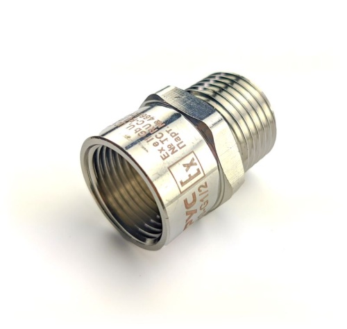 Ex-переходная муфта МПВЛ-G1 1/4-G1 Ех db e II Gb U ГОФРОМАТИК (ЗЭТАРУС) | код zeta30586 | ГОФРОМАТИК