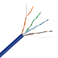 Кабель LANMASTER UTP, 4 пары, кат. 5Е, 350Mhz, LSZH, синий, 305 м | код LAN-5EUTP-LSZH-BL | LANMASTER