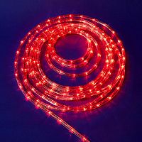 Гирлянда светодиодная Дюралайт 50м С контроллером Красный свет Провод черный ULD-D50 50M/С08 IP44 RED ТМ Uniel | код UL-00008580 | Uniel