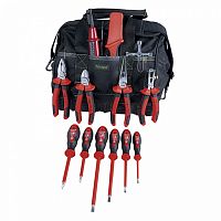 Набор инструментов диэлектрических до 1000В VDE Tool Bag 1000 V | код 220510 | HAUPA