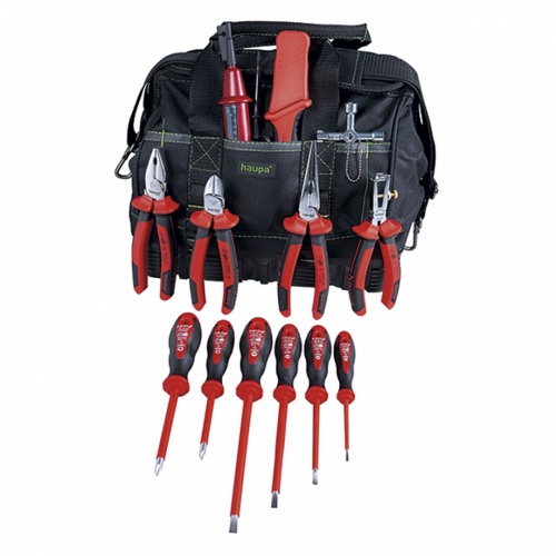 Набор инструментов диэлектрических до 1000В VDE Tool Bag 1000 V | код 220510 | HAUPA