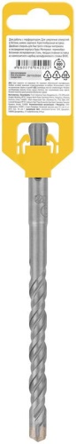 Бур по бетону SDS-PLUS профи крестообразная вставка двойная спираль 10х160мм FIT 33067 фото 4 Бур по бетону SDS-PLUS профи крестообразная вставка двойная спираль 10х160мм FIT 33067 фото 4