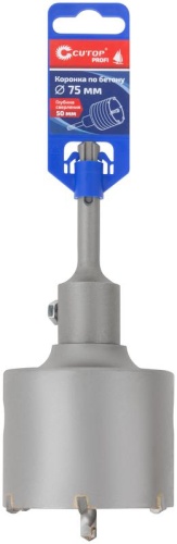 Коронка по бетону SDS Plus, 75 мм, Profi | код 43-879 | FIT фото 3