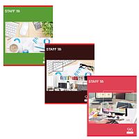 Тетрадь А4, 96 л., STAFF Basic скоба, клетка, офсет №2 ЭКОНОМ, обложка картон, ОФИСНАЯ КЛАССИКА , 403073 | код 403073 | STAFF