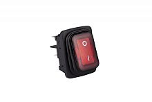 Выключатель с подсветкой красный 2НО, IP65 | код A54B1K11 | EMAS