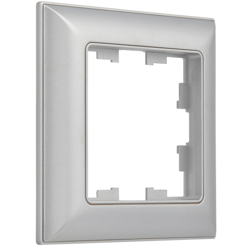 Рамка 1-м BRITE РУ-1-Бр алюм./алюм. | код BR-M12-12-K47 | IEK фото 2