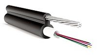 Hyperline FO-SST-OUT-50-24-PE-BK Кабель волоконно-оптический 50/125 (OM2) многомодовый, 24 волокон, одномодульный (single loose tube), со свободно уложенными волокнами, гелезаполненный, с металлическим тросом (2.2 мм), внешний, PE, -60°С - +70°С, черный К