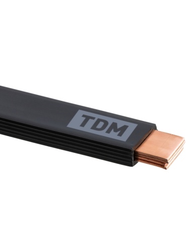 Шина медная гибкая изолированная ШМГ 4х(32х1), 2м, TDM | код SQ0841-0014 | TDM