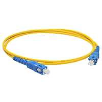 Патч-корд оптический LANMASTER, LSZH, симплексный, SC/UPC-SC/UPC, SM OS2, 1.5 м | код LAN-SC-SC/SU-1.5 | LANMASTER